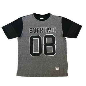 Supreme Football Cut & Sew Jersey Top 2008 Vintage